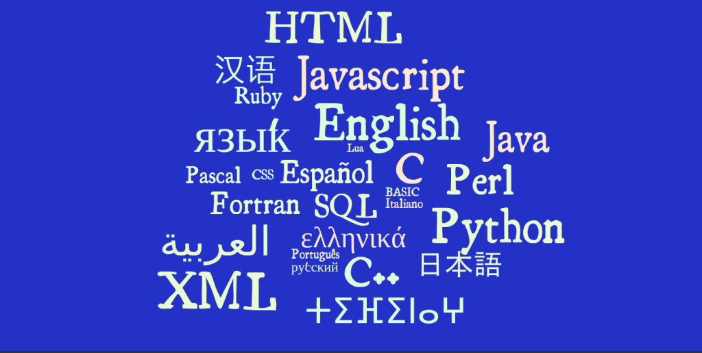 Coding languages are human languages